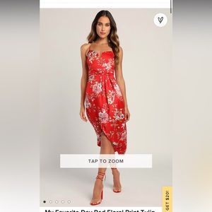 Lulus red dress